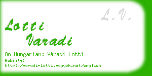 lotti varadi business card