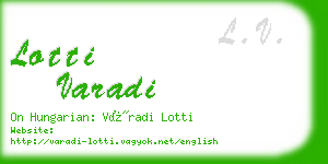 lotti varadi business card